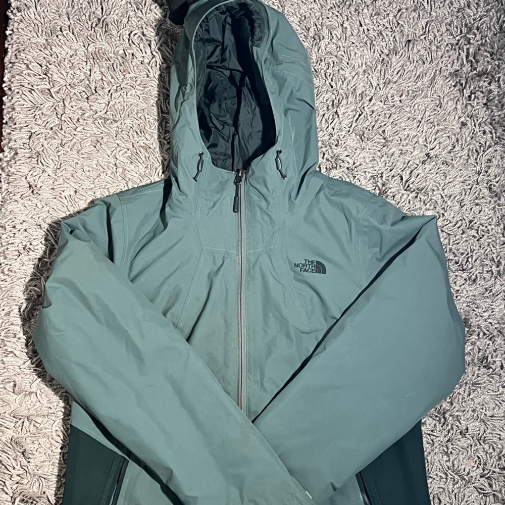 Northface Green Windbreaker/Rainjacket